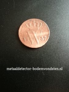 1837 Koning WIllem I 1 cent voor