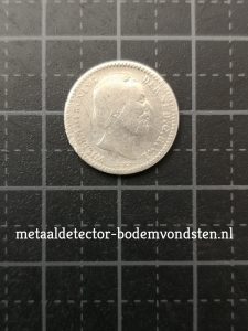 1877 10 cent Koning Willem III voorkant